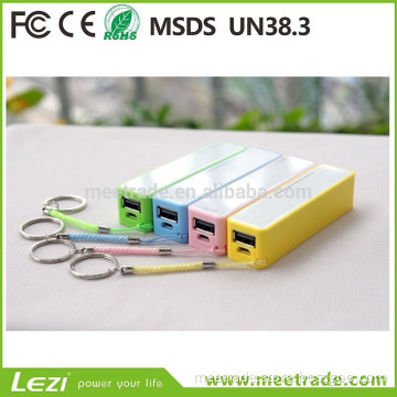 perfume power bank 2600mah promotion gift can OEM logo